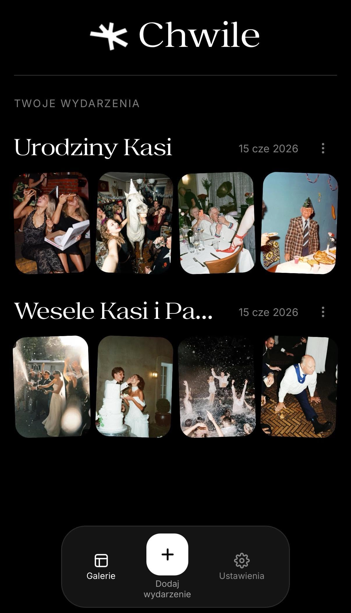 Podgląd zdjęcia w aplikacji Chwile